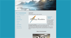Desktop Screenshot of hjlangfoundation.org